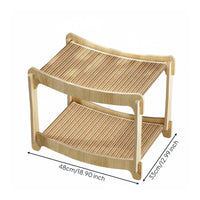 Cat Scratcher Hammock Scratch-Resistant Cat Bed Space-Saving Animal Habitat for Indoor