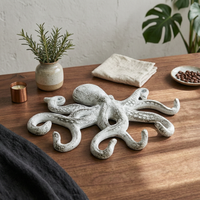 Cast Iron Squid Hook Multiple Hooks Squid Wall Hook Heavy Duty