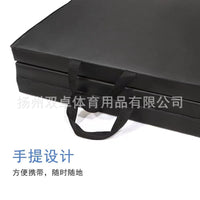 工厂直发折叠健身垫男仰卧起坐瑜伽舞蹈练功可折叠皮革垫三折垫女