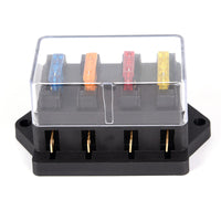 汽车4路电路标准ATO叶片保险丝盒座12V/24V+4路保险丝