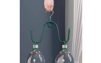 Hanging Shoe Hook, Metal Shoe Rack, Windproof Balcony Dryer for Indoor Outdoor