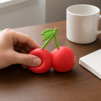 Two Cherry Soft Sensory Item Transparent PVC Box