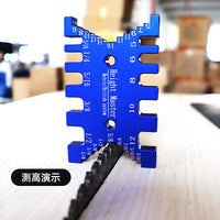 铝燕尾夹具Tenon卡尺规高精度MM/英寸锯台机规锯尺木工量具