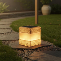 Sunstone Light LED Cobblestone Garden Lamp Waterproof for Yard