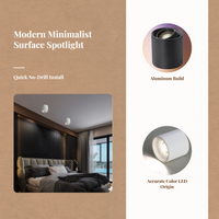 LED Ceiling Spotlight, Adjustable, Anti-Glare, Modern Accent