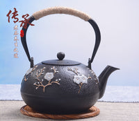典工堂铁壶仿日本南部铸铁壶双铁喜上眉梢生铁壶 烧水壶 茶具茶壶