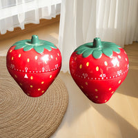 草莓倒计时器机械定时器/发条计时器/厨房提醒器/卡通家居用品