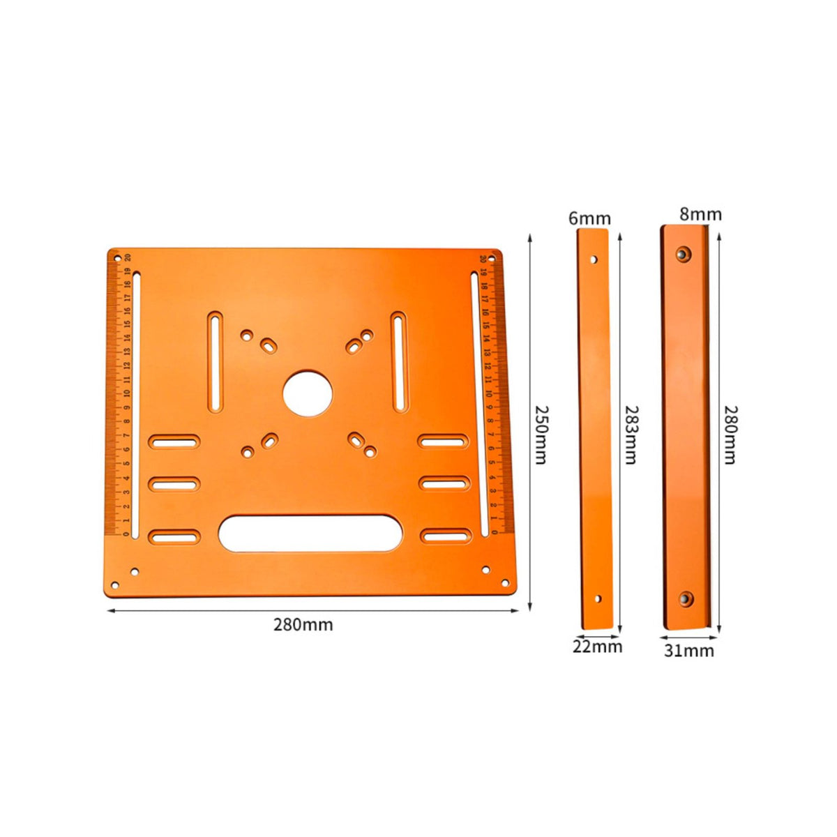 Woodworking Guide Portable Adjustable Platform Wear Resistant