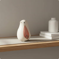 Ceramic Bird Figurine Nordic Style Ceramic Bird Ornament Desktop Decoration Home Decor for Desk, Room, Shelf
