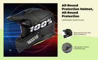 Carbon Fiber Helmet, Double Visor