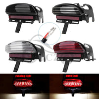 Motorcycle Tail Light Assembly for Harley Softail Fat Boy Retro LED Turn Signal Light