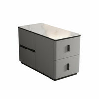 Modern Design Multi-Drawer End Table Scratch-Resistant Top Upholstered Side Cabinet with Drawers Easy to Clean Storage Furniture Stable Structure for Homeowners, Interior Decorators, Adults, Living Room, Home Office, Apartment, Bedroom