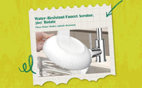 Faucet Aerator, 360° Rotatable Water-Saving Sink Extender
