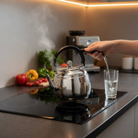 Steaming Kettle Whistle Notification Stainless Stainless Kettle Anti-Scald Handle Large Capacity Boiling Pot for Commercial Users, Cafes
