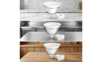 Cone Strainer Holder Stainless Steel Strainer with Strainer Cloths Wire Frame Conical Strainer Stand for Home Cooks, Chefs, Food Prep