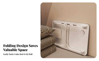 Foldable Laptop Table Space-Saving Foldable Lap Desk Device Slot for Sofa, Floor