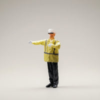 Miniature Figure Freestanding Diorama Figure Painted People Figurines for Street Scene
