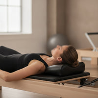 Padded Pilates Reformer Headrest Supportive Pilates Headrest Compact Reformer Pillow Space-Saving for Fitness Studio