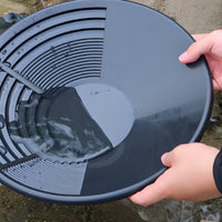 Gold Panning Kit Manual Prospecting Pan with Accessories Easy to Use Prospecting Tools for Beginners, River