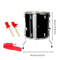 16 Inch Cheering Drum Loud Sound Crowd Support Drum Set for Sports Events, Fans
