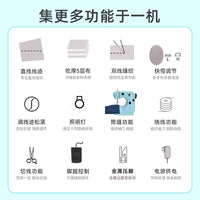 Jiayi Household Electric Mini Handheld Sewing Machine, Multi-function, ABS, CN Standard