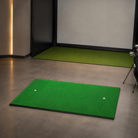 Golf Practice Equipment, Home Practice Simulator, 90cm, Driver Compatible, Thick EVA Mat, Indoor & Outdoor Use
