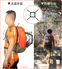 适配deuter多特小鹰格里高利骑行头盔网兜防潮地垫背包捆扎外挂带