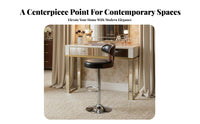 Adjustable Pedestal Stool with Back Sturdy Base Bar Chair Easy to Clean for Cafe
