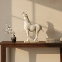 Horse Figurine with Hardened Resin Horse Figurine Weathered Decor for Home Stylists, Office