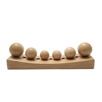 Wooden Massage Pillow Ergonomic Wooden Massager Manual for Car, Adults