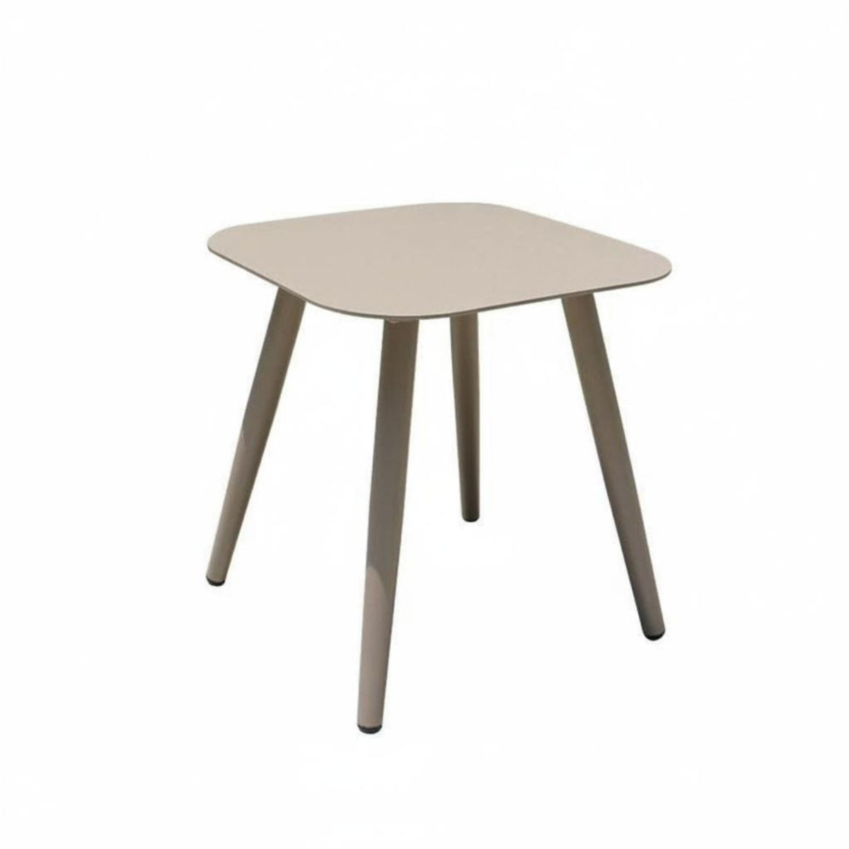 Weather-Resistant Round Pedestal Table Lightweight Household Furniture Minimalist Design Modern Aesthetic for Apartment Dwellers, Homeowners, Balcony, Garden, waterfront, Small Spaces