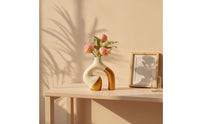 Abstract Vase Elegant Hollow Vase Contemporary for Office, Minimalists