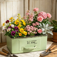 Rectangular Drawer Planter Multi-Use Desktop Succulent Planter Vintage Design