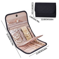 Foldable Jewelry Travel Organizer Pouch
