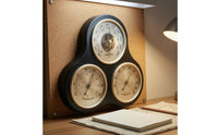 Pressure Meter Thermometer Hygrometer Decorative Wall Hanging Climate Display Easy to Clean Analog Gauge Plaque