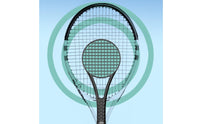 Precision Tennis Training Racket with Grip Tapes Lightweight Tennis Optimal Impact Point Zone Practice Aid Compact Sweetarea Training Racket for Beginners, Juniors