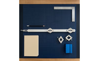 Luthier Ruler with Clamps Sturdy Guitar Neck Alignment Tool High Accuracy Gauge for Workshops