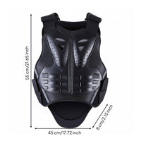 Motorcycle Vest Impact Resistant Motocross Lightweight Riding Back Protector for Skiing