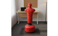 Torso-Form Punching Bag Black Connector Silicone Punching Bag Impact Absorbing Boxing Target
