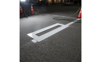 Parking Lot Line Stencil Portable Foldable Pavement Stencil Versatile Use Pavement Striping Template for Factory Floors