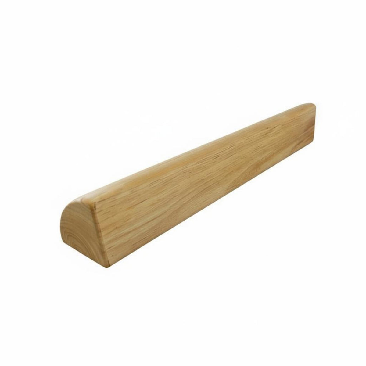 Paint-Unpainted Wooden Exercise Block Sturdy & Long-Lasting Arc Exercise Block Stable Half Round Wood Support Anti-Slip for Beginners, Children, Dancers, Dance Studio, Gym, Home