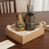 Egyptian Pharaoh Pen Holder Creative Design Home Decoration Vintage Design