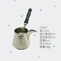 土耳其进口铜包镍咖啡壶木手柄复古宫廷风鹰嘴壶爱喝咖啡的丹尼斯