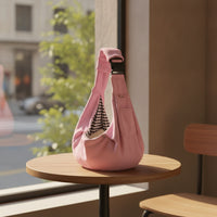 Shoulder Pouch Carrier Bag Padded Pet Shoulder Pouch Carrier Hands for kittens  , Walking