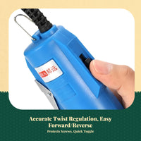 Cordless screwdriver, adjustable torque