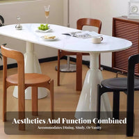 armless-Less Side Chair centuryera Modern Design Spindle support Chair with Woven Seat