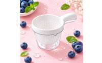 Double-Layer Draining Basket Compact Double Layer Draining Basket Simple Design