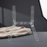 Garment Clothing Support with Adjustable Waist Transparent Invisible Hanger Detachable Invisible Dress Form for Photographers, Shop Owners