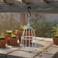 Miniature Birdcage Domed Top Hanging Birdcage Ornament European Design