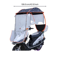 Waterproof motorcycle cover, steel